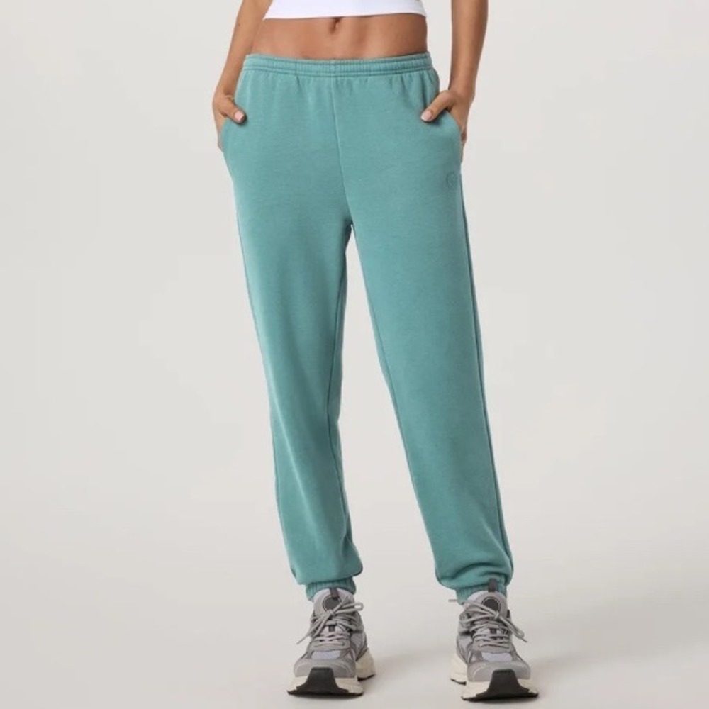 Vuori Sedona Sweatpant Teal Green Small New With Tags